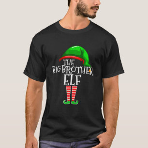 T-shirt Big Brother Elf Group Correspondance famille Noël