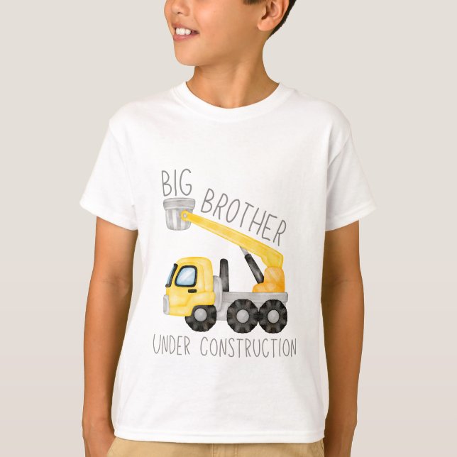 T-shirt Big Brother en construction, Brother Digger (Devant)