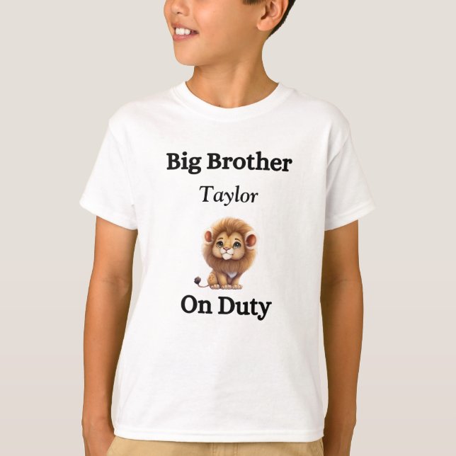 T-shirt Big Brother en service (Devant)
