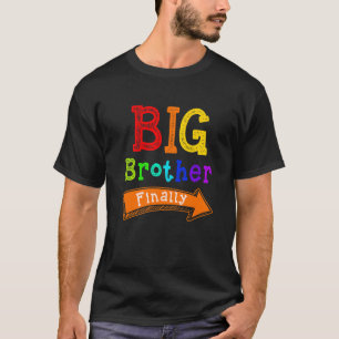 T-shirt Big Brother Enfin Pour Les Garçons Et Les Frères A