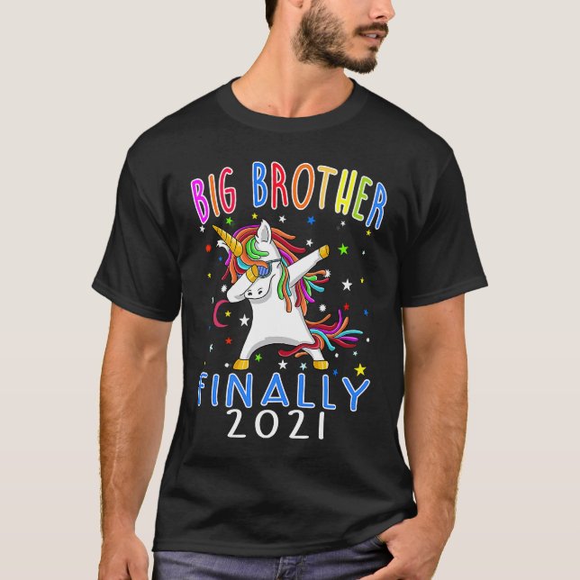 T-shirt Big Brother Finally 2021 Unicorn (Devant)
