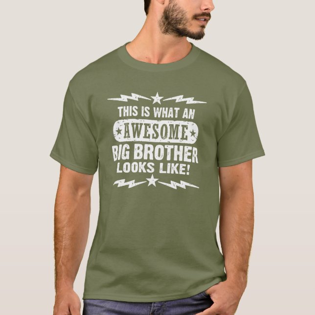 T-shirt Big Brother génial (Devant)