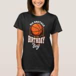 T-shirt Big Brother Of The Birthday Boy Basketball Thème B<br><div class="desc">Big Brother Of The Birthday Boy Basketball Theme Anniversaire Party.</div>