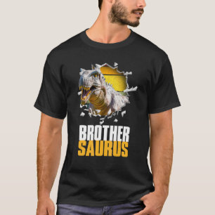 T-shirt Big Brothersaurus Vintage Rex Dinosaur Big Brother