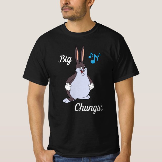 T-shirt Big chungus -T-shirt, meme , cartoon rabbit, Funny (Devant)