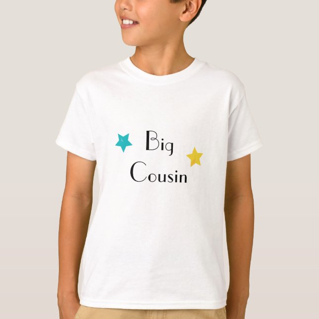 T-shirt Big Cousin aux étoiles (Devant)