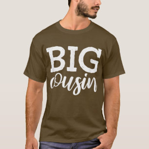 T-shirt Big Cousin pour garçons et filles drôle de famille