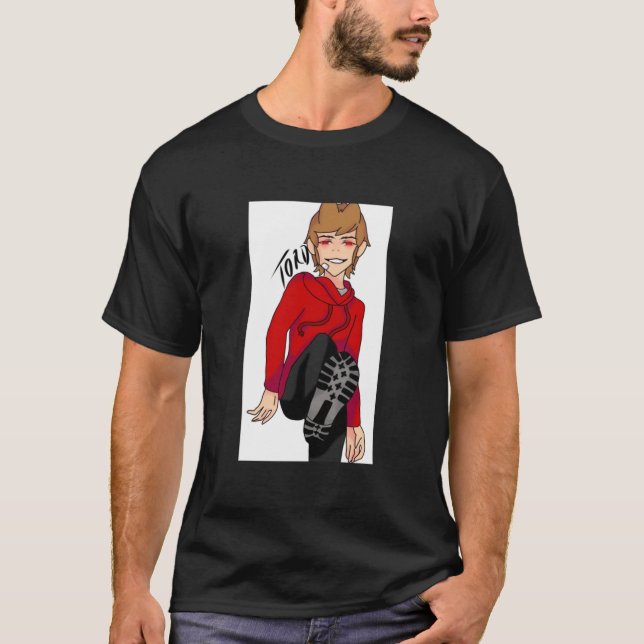T-shirt Big Daddy Tord - Eddsworld à col V ajusté (Devant)