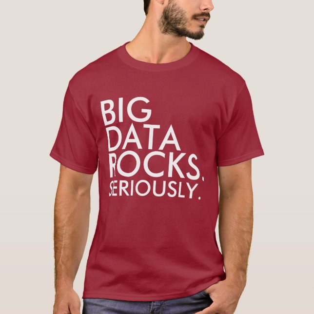 T-shirt Big Data Rocks (Devant)