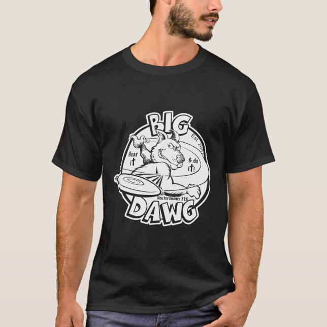 T-shirt Big Dawg Disk Husky (Devant)