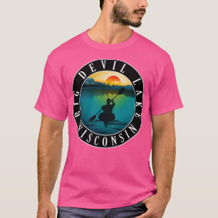 T-shirt Big Devil Lake Wisconsin Kayaking