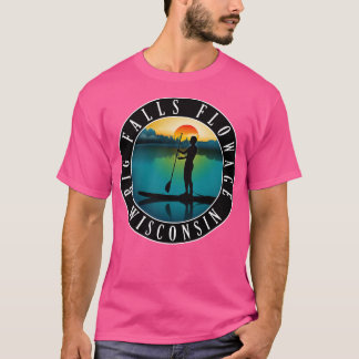 T-shirt Big Falls Flown Wisconsin Paddleboard