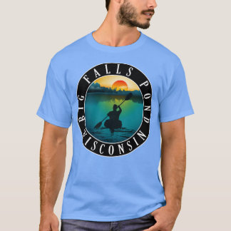 T-shirt Big Falls Pond Wisconsin Kayaking