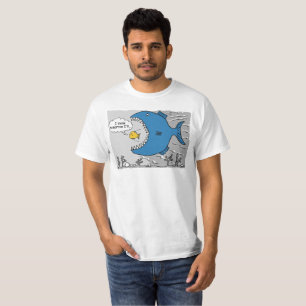T-shirt Big Fish sur le point de manger un petit Débardeur
