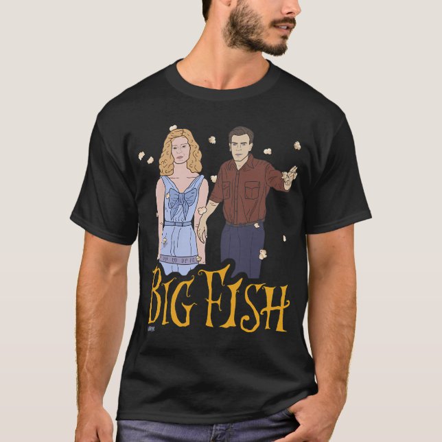 T-shirt Big Fish Tim Burton - "Le temps s'arrête" (Devant)