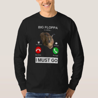 T-shirt Big Floppa Appelle Caracal Gros Chat Mème Chat Fl