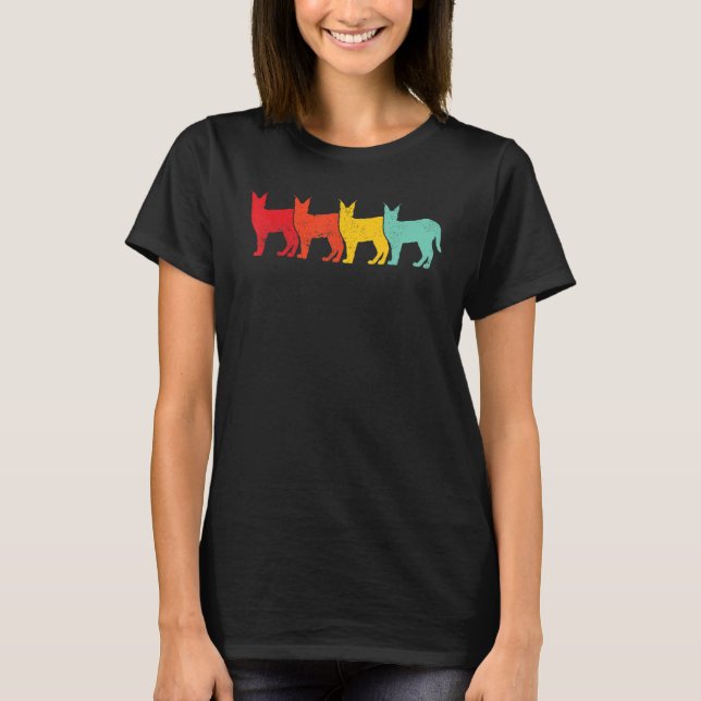 T-shirt Big Floppa Caracal Chat Mème Retro (Devant)