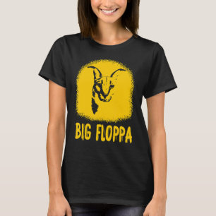 T-shirt Big Floppa Chat Meme mignonne Caracal silhou en dé