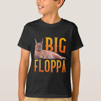T-shirt Big Floppa mème mignonne chat caracal