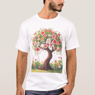 T-shirt Big Flowers Tree