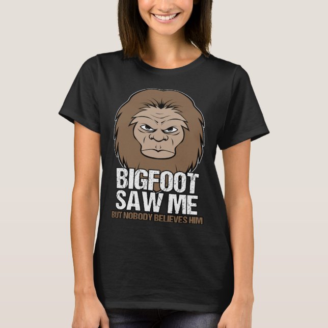 T-shirt Big Foot M'A Vu Mythique Créature (Devant)