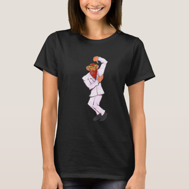 T-shirt Big Foot qui danse (Devant)