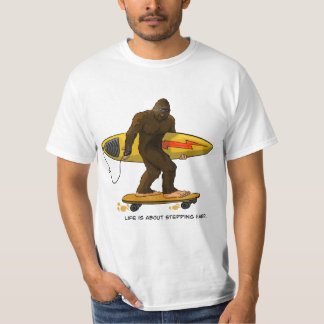 T-shirt Big foot surfer