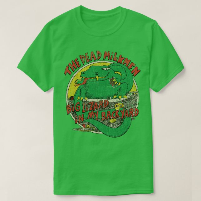 T-shirt Big Lizard dans Mon Jardin 1985 (Design devant)