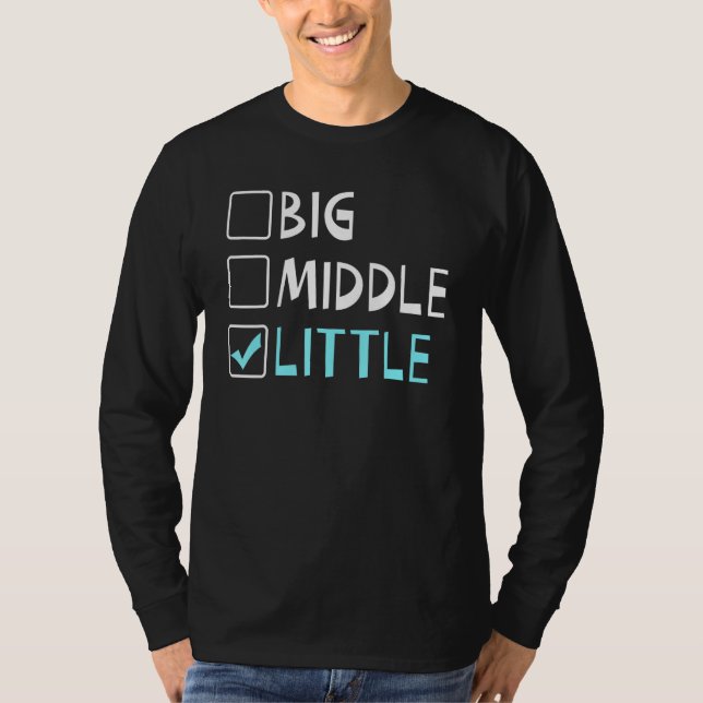 T-shirt Big Middle Little Brother (Devant)