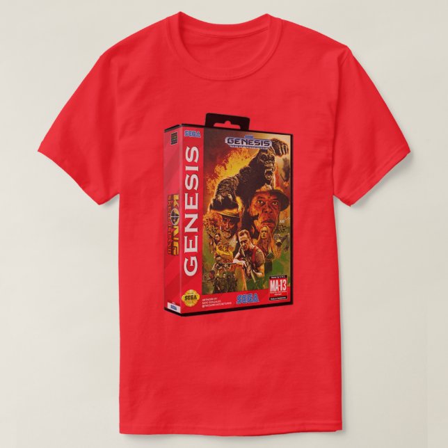 T-shirt Big Monkey Island Game (Design devant)