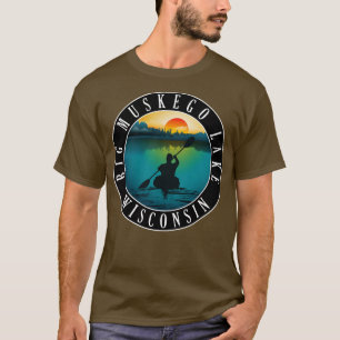 T-shirt Big Muskego Lake Wisconsin Kayaking