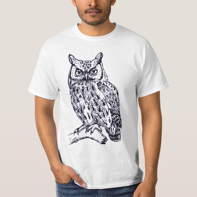 T-shirt BIG OWL Front (Devant)