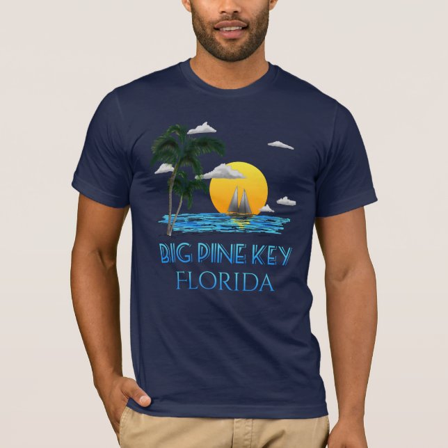 T-shirt Big Pine Key Florida Keys voile (Devant)