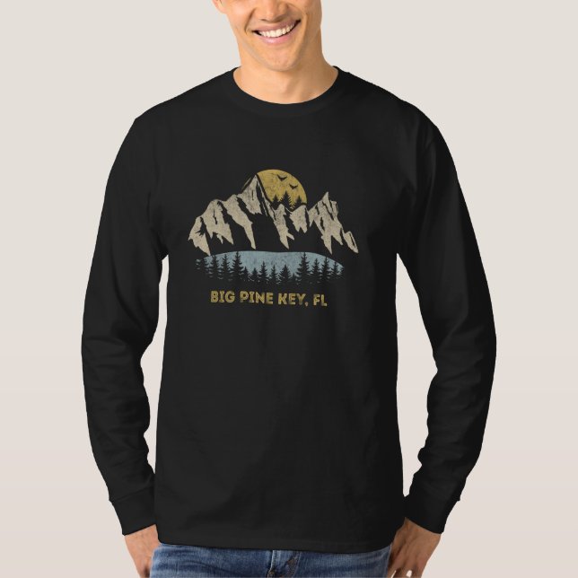 T-shirt Big Pine Key Florida Mountain Sunset Sunrise FL (Devant)