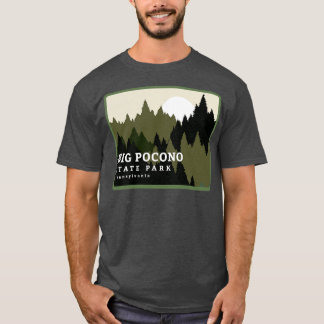T-shirt Big Pocono State Park Pennsylvania Forest Sunrise