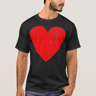 T-shirt Big Red Heart Valentine's Day Premium