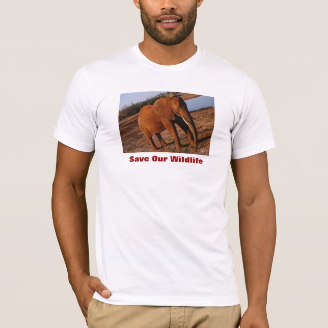 T-shirt Big Red Sauver notre faune (Devant)