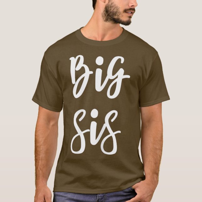 T-shirt Big Sis pour Big Little Brother et sa soeur (Devant)