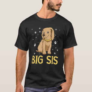 T-shirt Big Sis Pour Big Little Brother Soeurs Soeurs Mat