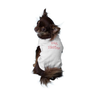 T-shirt Big Sister Doggie Ribbed Débardeur