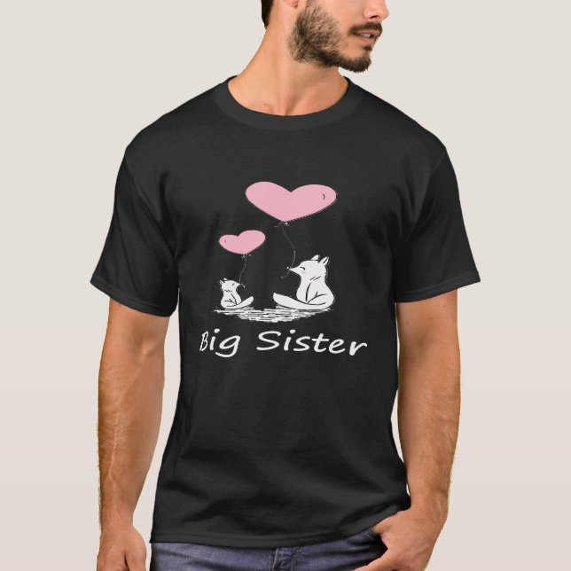 T-shirt Big Sister Fox (Devant)