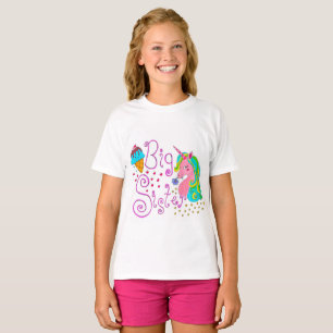 T-shirt "Big Sister" Unicorn Kids