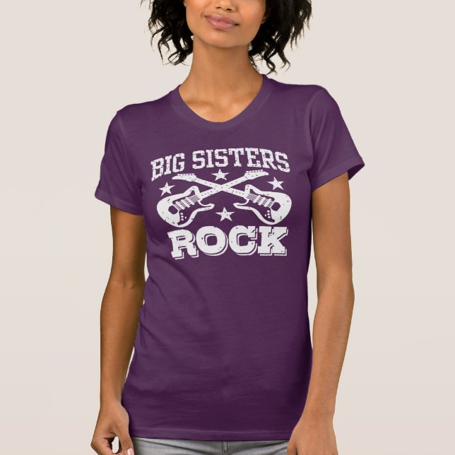 T-shirt Big Sisters Rock (Devant)