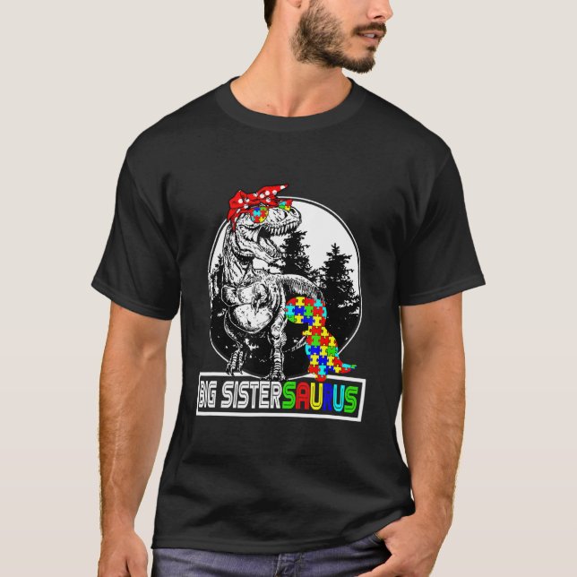 T-shirt Big Sistersaurus (Devant)