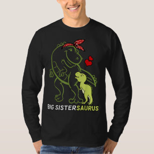 T-shirt Big Sistersaurus Soeur Dinosaur Bébé Fête des mère