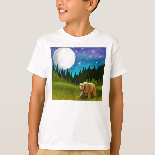 T-shirt Big Sky Grizzly Kids Sweatshirt (Devant)