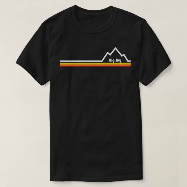 T-shirt Big Sky Montana (Design devant)
