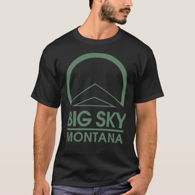 T-shirt Big Sky Montana (Devant)