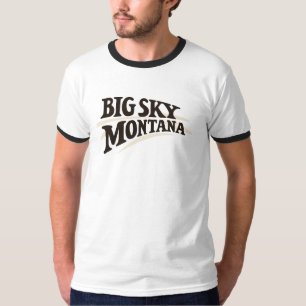 T-shirt Big Sky Montana - Accueil de Big Mountain, plus gr