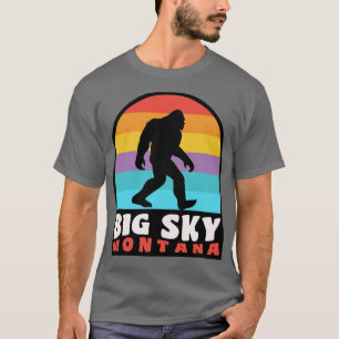 T-shirt Big Sky Montana Blue Ridge Mountains